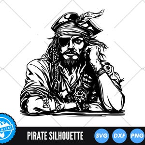 Pirate SVG, Skull and Crossbones Cut File, Pirate Hat SVG for Cricut & Silhouette, Pirate Clipart, Treasure Map SVG, Pirate Shirt Design