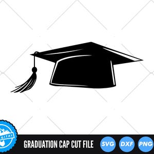 Graduation Cap SVG Cut File, Graduation 2025, Graduate Silhouette, Graduation Hat Clipart, Graduation Shirt SVG, 2025 Graduate Cut File