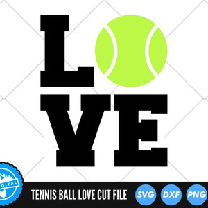 Tennis Stacked Love SVG Files | Tennis Mom Cut Files | Tennis Vector Files | Tennis Vector | Tennis Ball Clip Art