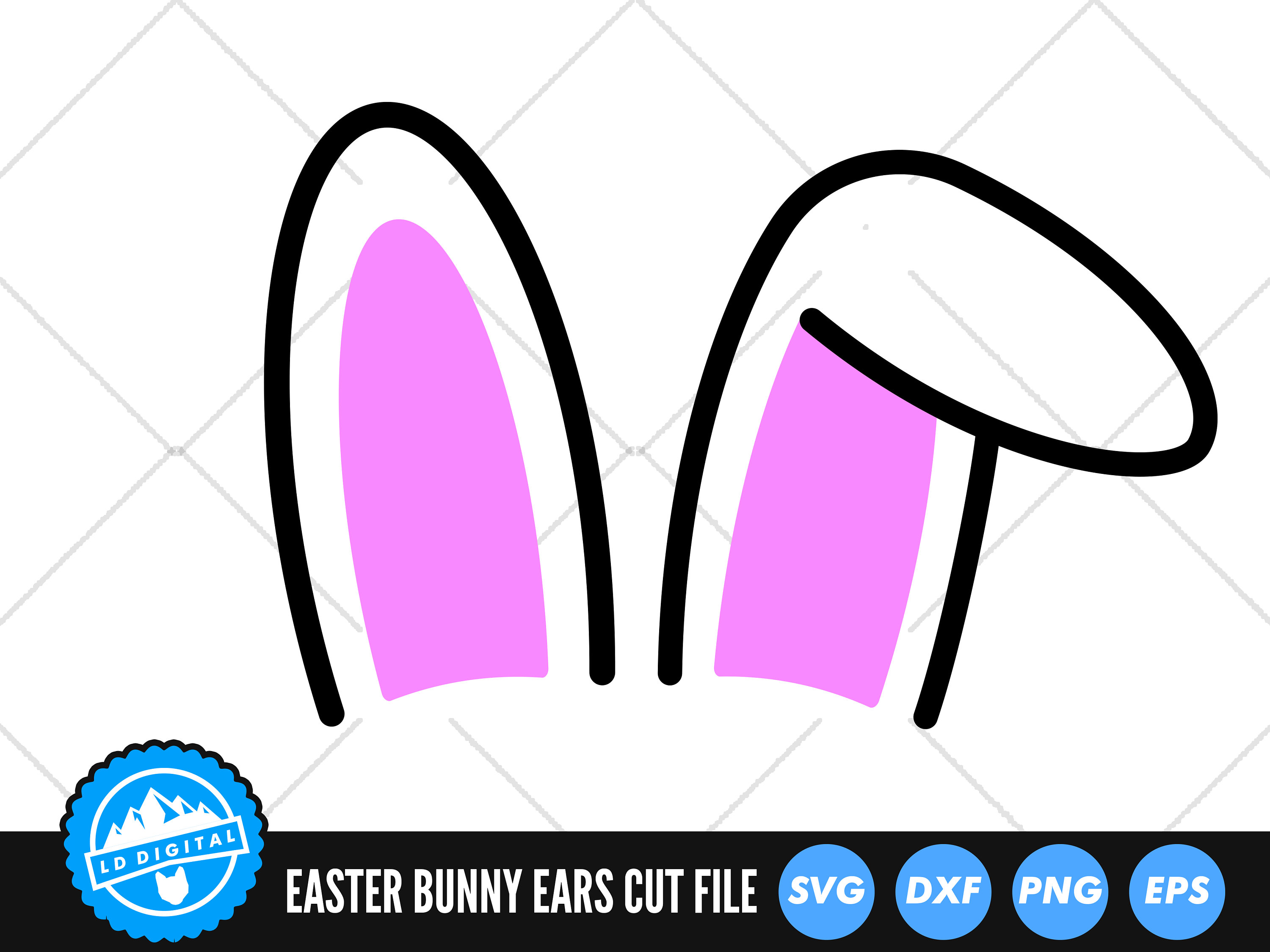Bunny Ears SVG Files Easter SVG Cut Files Rabbit Ears - Etsy UK