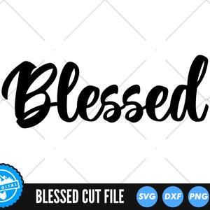 Gesegnete SVG-Dateien | Gesegnete Wortschnittdateien | Glaube SVG Vektor | Gesegnete Vektor | Inspirierende Kunst | Christliche svg