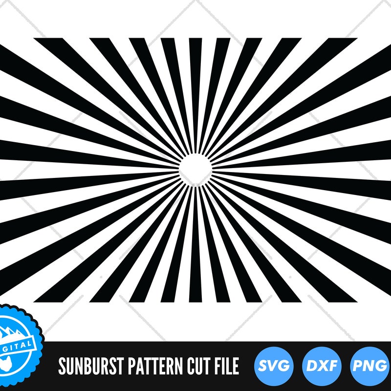 Sunburst Svg - Etsy