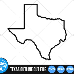 Fichiers SVG Texas contour | Fichiers de découpe Texas | vectoriels des États-Unis d'Amérique | du vecteur Texas | Clipart Carte Texas
