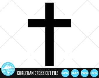 Christian Cross SVG Files | Christian Cross Cut Files | Christian Cross Vector Files | Christian Cross Clip Art | CnC Files
