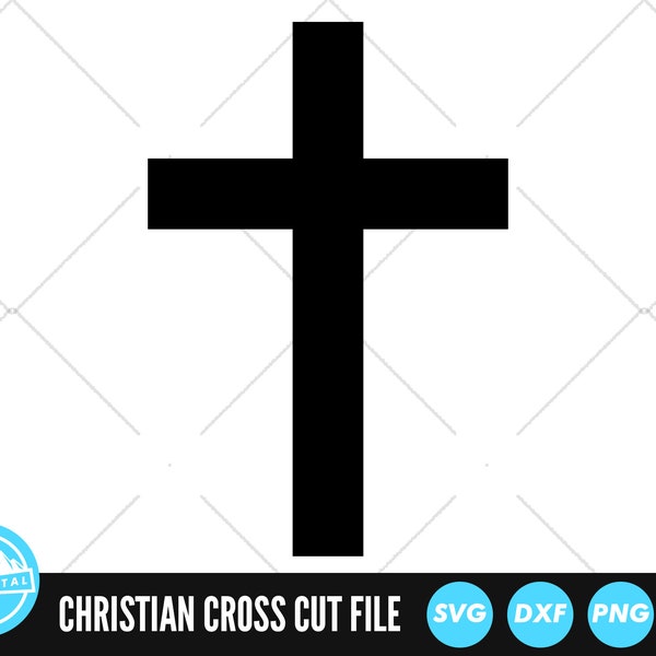 Christian Cross SVG Files | Christian Cross Cut Files | Christian Cross Vector Files | Christian Cross Clip Art | CnC Files