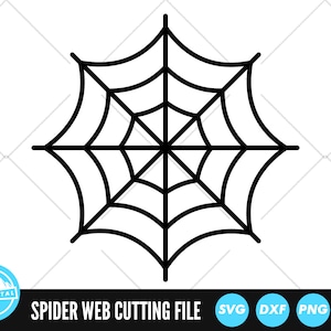 Spiderweb SVG Files | Spider Web Cut Files | Halloween SVG Vector Files | Spider SVG Vector | Cobweb Clip Art