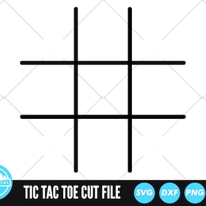 Tic Tac Toe SVG Files | Tic Tac Toe Cut Files | Noughts & Crosses Vector Files | Tic Tac Toe Vector | Tic Tac Toe Clip Art | CnC Files