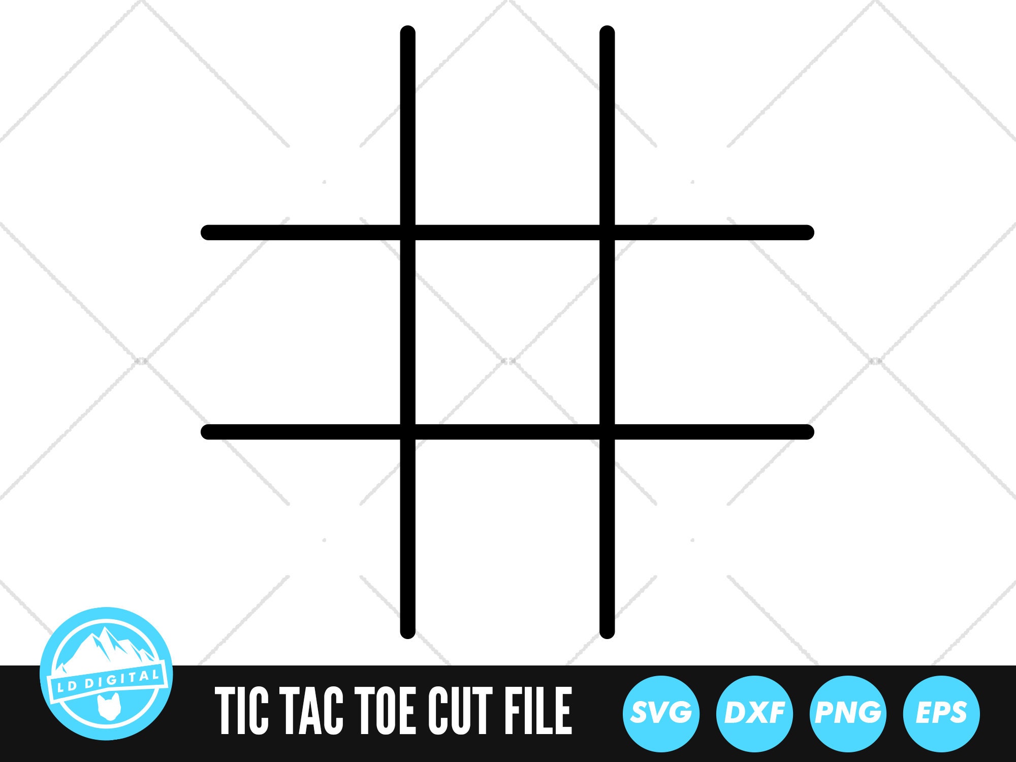 Tic Tac Toe SVG, PNG, PDF, tic tac toe grid svg, Tic Tac Toe board