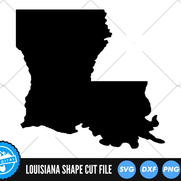 Louisiana State SVG Files | Louisiana Silhouette geschnitten Dateien | Vector | Louisiana Vector | Louisiana Karte ClipArt