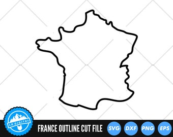 フランス SVG | フランス カットファイル | フランス アウトライン SVG | フランス シルエット SVG | フランス ベクター | フランス マップ クリップアート