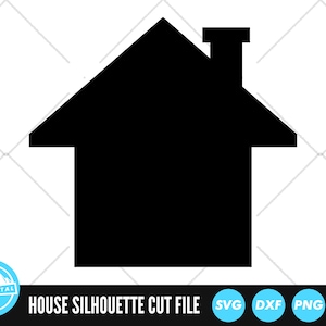 Arquivos SVG de silhueta de casa | Arquivos de corte de moldura de casa | Arquivos vetoriais de contorno de casa | Vetor imobiliário | Clipart de corretor de imóveis | Ficheiros CnC
