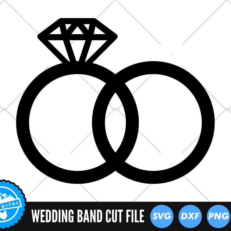 Wedding Ring Svg - Etsy
