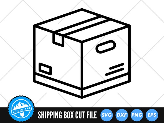 Cardboard Box SVG Files Package Box SVG Cut Files Shipping Box Icon SVG  Vector Files Cardboard Box Outline Vector - Etsy Hong Kong