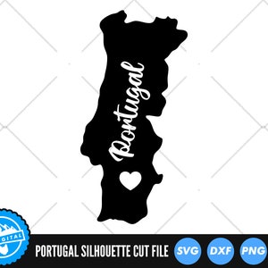 Portugal SVG | Portugal Cut Files | Portugal Umriss SVG | Portugal Silhouette SVG | Portugal Karte Clip Art | Portugal Vektor