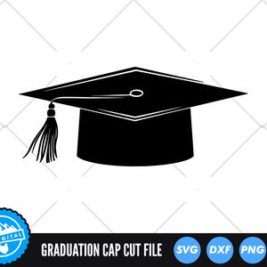 Graduation Cap SVG Cut File, Graduation 2025, Graduate Silhouette, Graduation Hat Clipart, Graduation Shirt SVG, 2025 Graduate Cut File