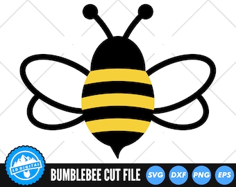 Honey Bee SVG Files | Bumblebee SVG Cut Files | Honeycomb Vector Files | Bee Hive Clip Art