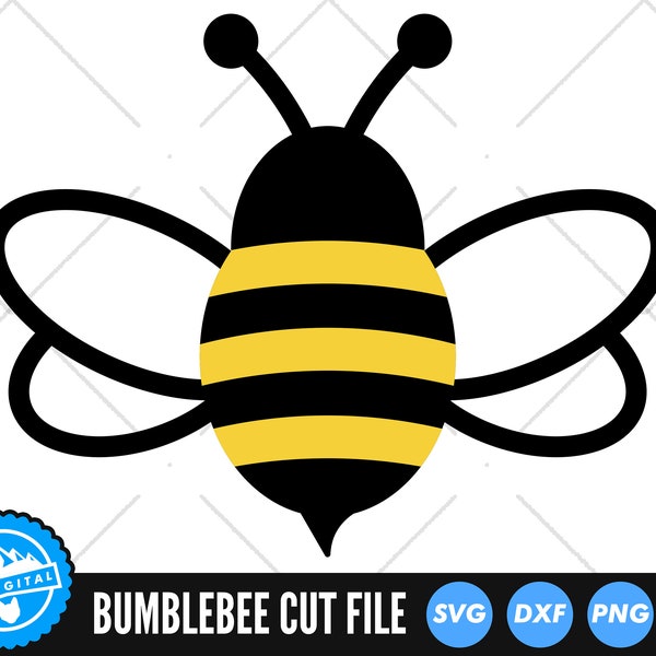 Honey Bee SVG Files | Bumblebee SVG Cut Files | Honeycomb Vector Files | Bee Hive Clip Art