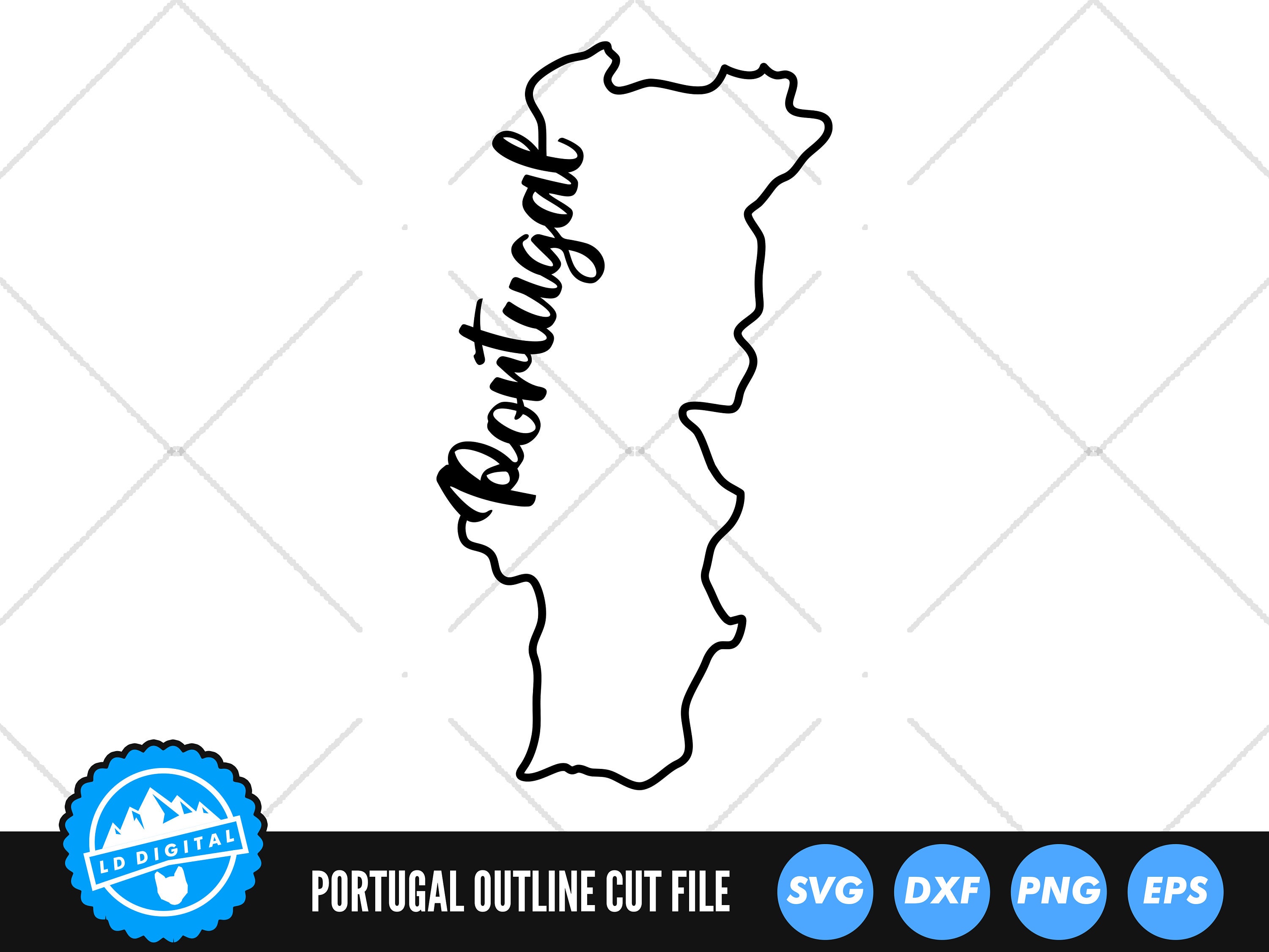 Portugal Map png images