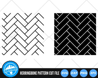 Herringbone Pattern SVG Files | Seamless Herringbone Pattern Cut Files | Herringbone Pattern SVG Vector Files | Herringbone Pattern Vector