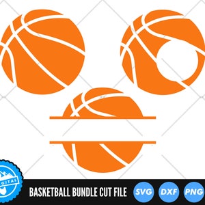 Fichiers SVG de basket-ball | Fichiers de coupe de basket-ball | Vectoriels SVG monogramme de basket-ball | Cadre pour prénom de basket-ball | Clipart Basket-ball