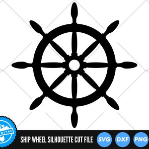 Ship Wheel SVG Files | Nautical Ship Wheel SVG Cut Files | Ship Wheel Clip Art Vector Files | Ship Steering Wheel Clip Art