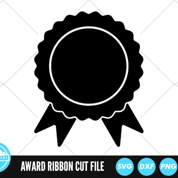 Award Ribbon SVG Files | Ribbon Cut Files | Award Ribbon Vector Files | Ribbon Vector | Award Ribbon Clip Art | CnC Files