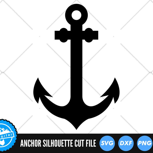 Anchor SVG Files | Anchor Cut Files | Anchor Vector Files | Anchor Silhouette | Anchor Clip Art | CnC Files