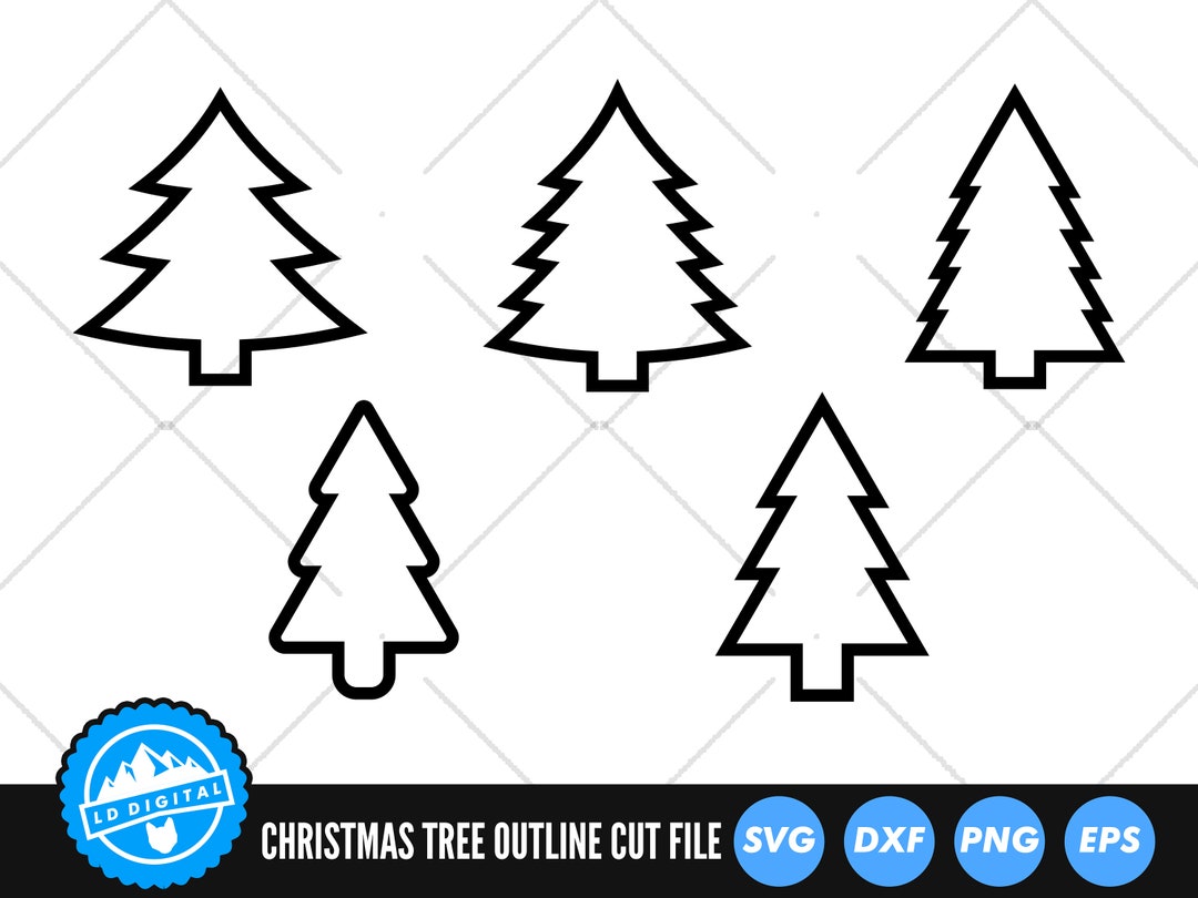 Christmas Tree SVG Files | Christmas Tree Cut Files | Christmas Tree ...