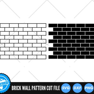 Brick Wall SVG Files | Brick Wall Pattern Cut Files | Brick Wall Template SVG Vector Files | Brick Wall Pattern Vector