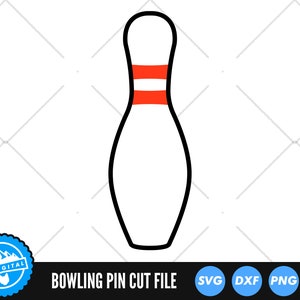 Bowling Pin SVG-Dateien | Bowling Ball Cut-Dateien | Bowling Pins SVG Vektor-Dateien | Bowlingbahn SVG Vektor | Bowling Clip Art