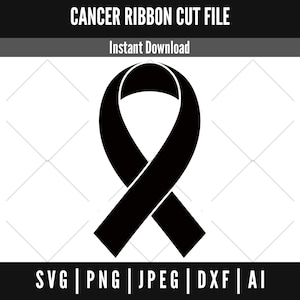 Cancer Ribbon SVG Files | Cancer Ribbon Cut Files | Cancer Ribbon Vector Files | Cancer Ribbon Silhouette | Cancer Ribbon Clip Art