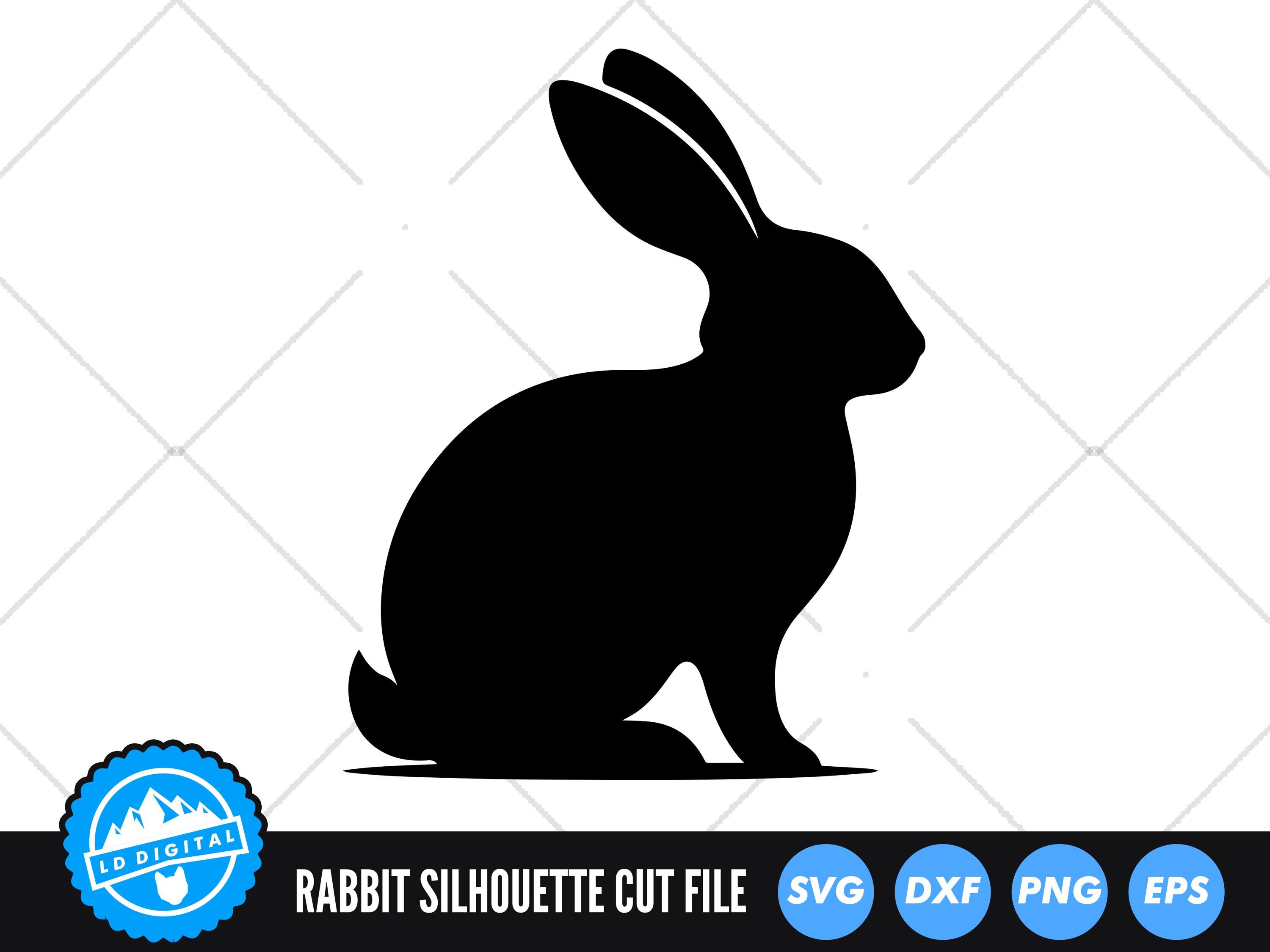 Rabbit SVG Files | Bunny Cut Files | Animal Vector | Easter Rabbit SVG ...