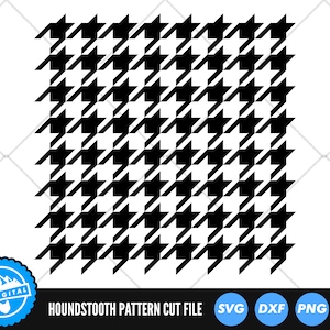 Houndstooth Pattern SVG Files | Houndstooth Texture Pattern Cut Files | Houndstooth Pattern SVG Vector Files | Houndstooth Vector