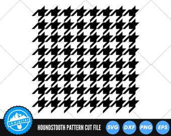 Houndstooth Pattern SVG Files | Houndstooth Texture Pattern Cut Files | Houndstooth Pattern SVG Vector Files | Houndstooth Vector