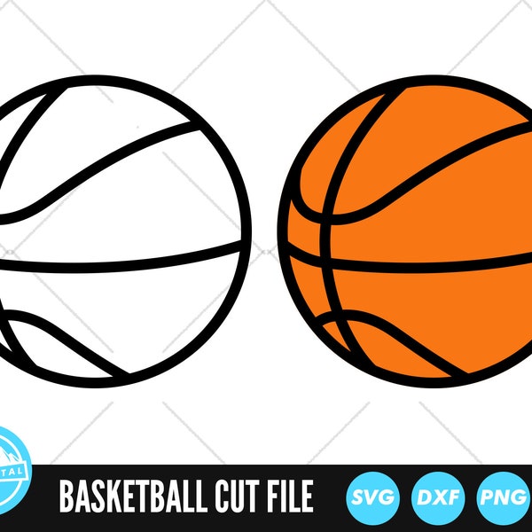 Basketball SVG Files | Basketball Cut Files | Basketball Vector Files | Basketball Vector | Basketball Clip Art | CnC Files