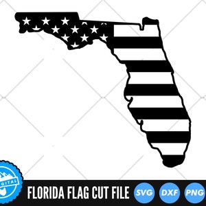 Florida US Flagge SVG-Dateien | Florida Silhouette Schnittdateien | Vereinigten Staaten von Amerika Vektor-Dateien | Florida Vektor | USA Flagge Schneidedatei