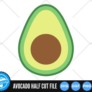 May include: A green avocado cut in half, showing the brown seed inside. The avocado is a bright green color and the seed is a dark brown color. The avocado is a popular fruit for making guacamole and other dishes.