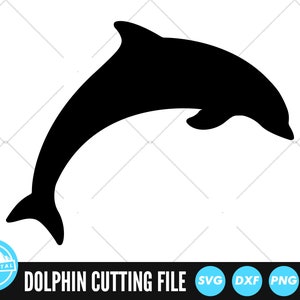 Delphin SVG-Dateien | Delphin Silhouette Schnittdateien | Delfin Vektor-Dateien | Delphin-Vektorgrafik | Delphin Clip Art | CnC-Dateien