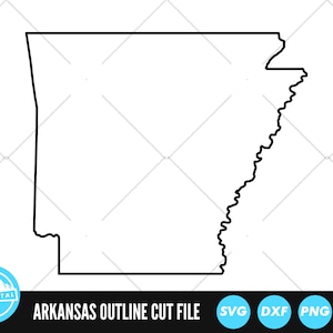 Arkansas Outline SVG Files | Arkansas Cut Files | United States of America Vector Files | Arkansas Vector | AR Map Clip Art