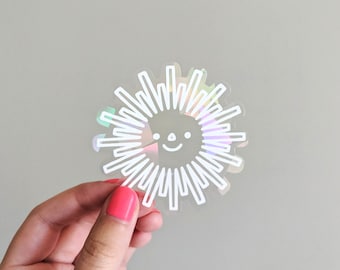 Happy Sun Suncatcher Sticker