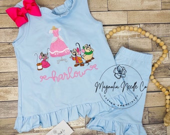 Mouse shirt, Magic Mouse shirt, Disney shirt,Disney trip outfit, matching outfits for Disney, embroidered mickey shirt, Cinderella shirt