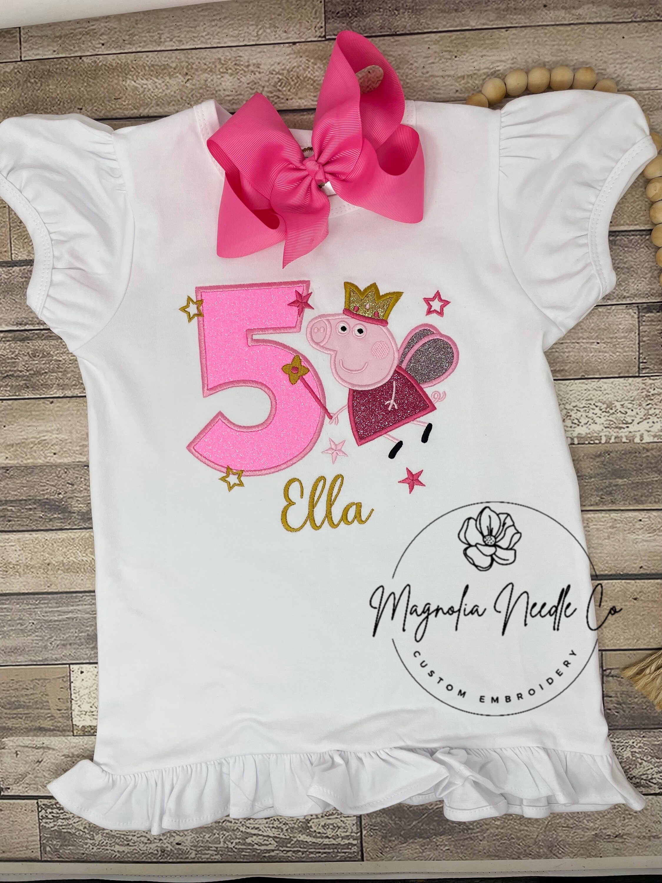 Camisa de cumpleanos de Peppa pig cumpleanos de Peppa pig para ninas fiesta de Peppa pig Etsy Mexico