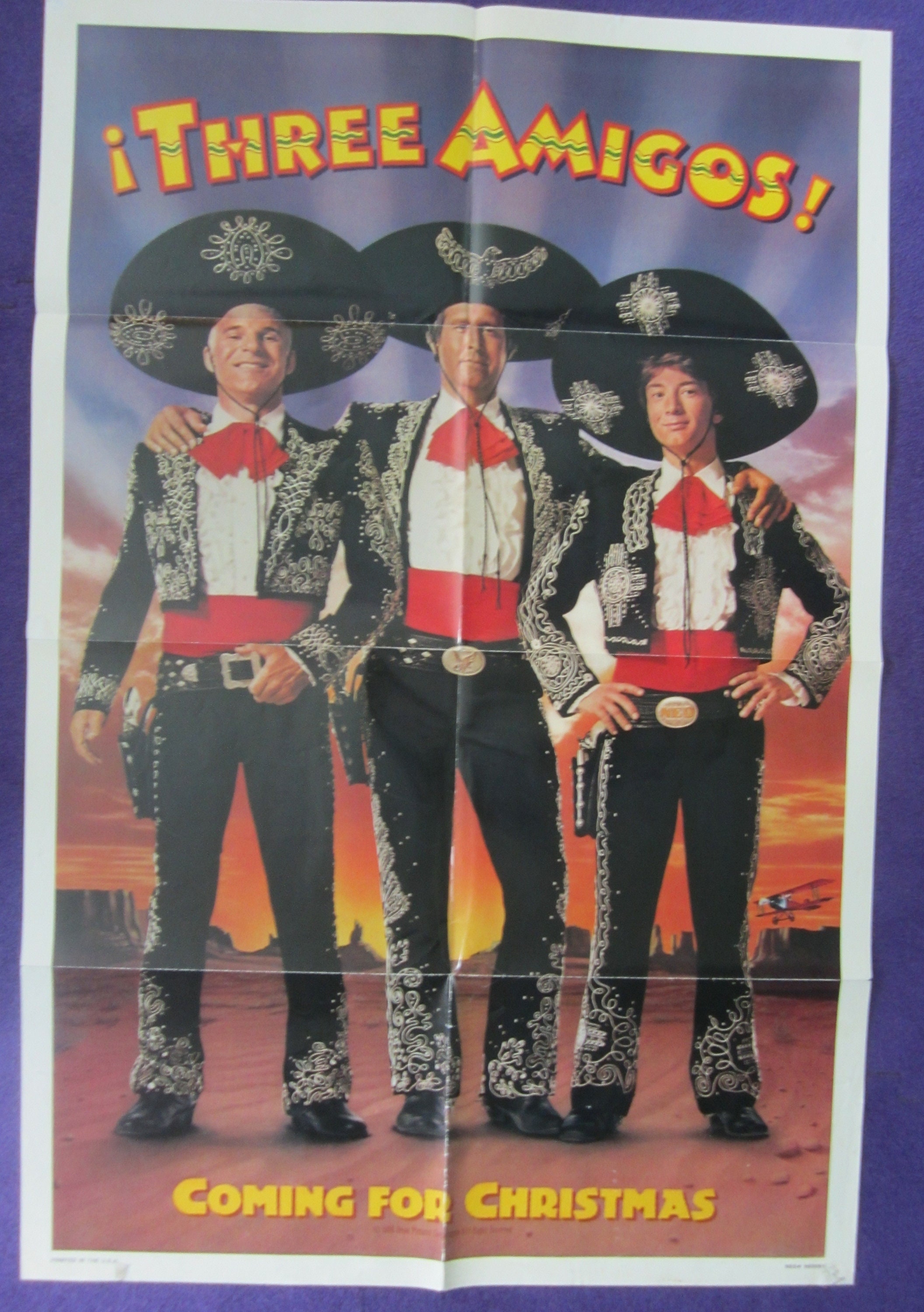 Vintage Three Amigos Movie Theater Lobby Xmas Etsy