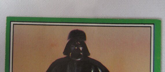 Vintage 1977 Star Wars Trading Card, Darth Vader (david Prowse