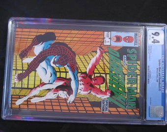 Vintage Marvel Spider-man & Daredevil Special Edition #1, March 1984, CGC Graded 9.4