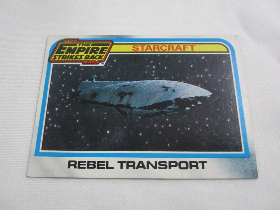 Vintage 1980 Star Wars the Empire Strikes Back Trading Cards Etsy