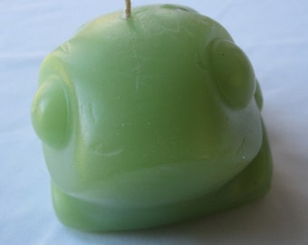 Vintage Frog Candle, Very Rare Freddie Frog from Shulton Inc. Wild Meadow Collection, Clifton NJ, Discontinued Old Spice Product, No Scent