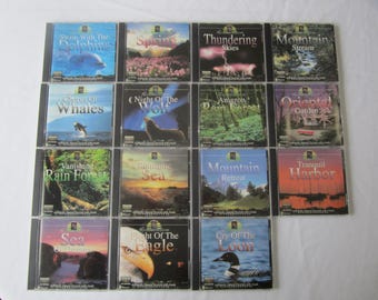 Vintage Canadian Relaxation Music, "Relaxing with Nature,"Set of 15, Hardly Used, Like New