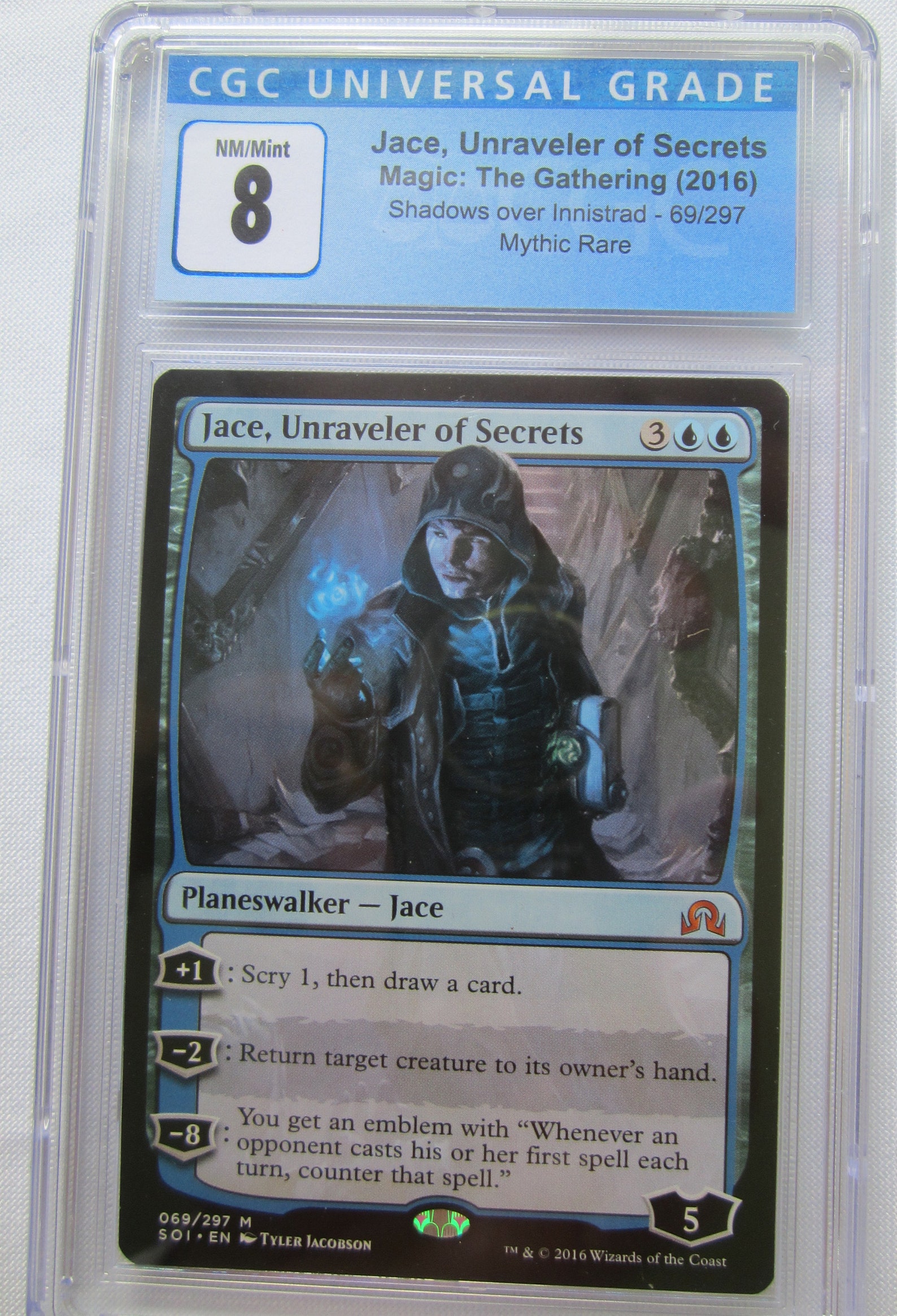 MTG Planeswalker Jace Unraveler of Secrets, CGC Graded 8.0, VF Etsy
