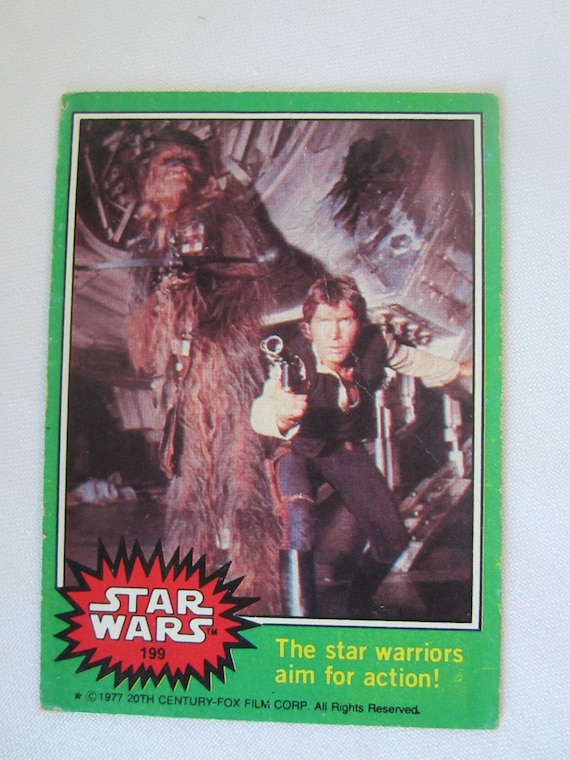 Vintage 1977 Star Wars Trading Cards, Topps Green Series 4 Vintage 1977 Star Wars Trading Cards, Topps Green Series 4